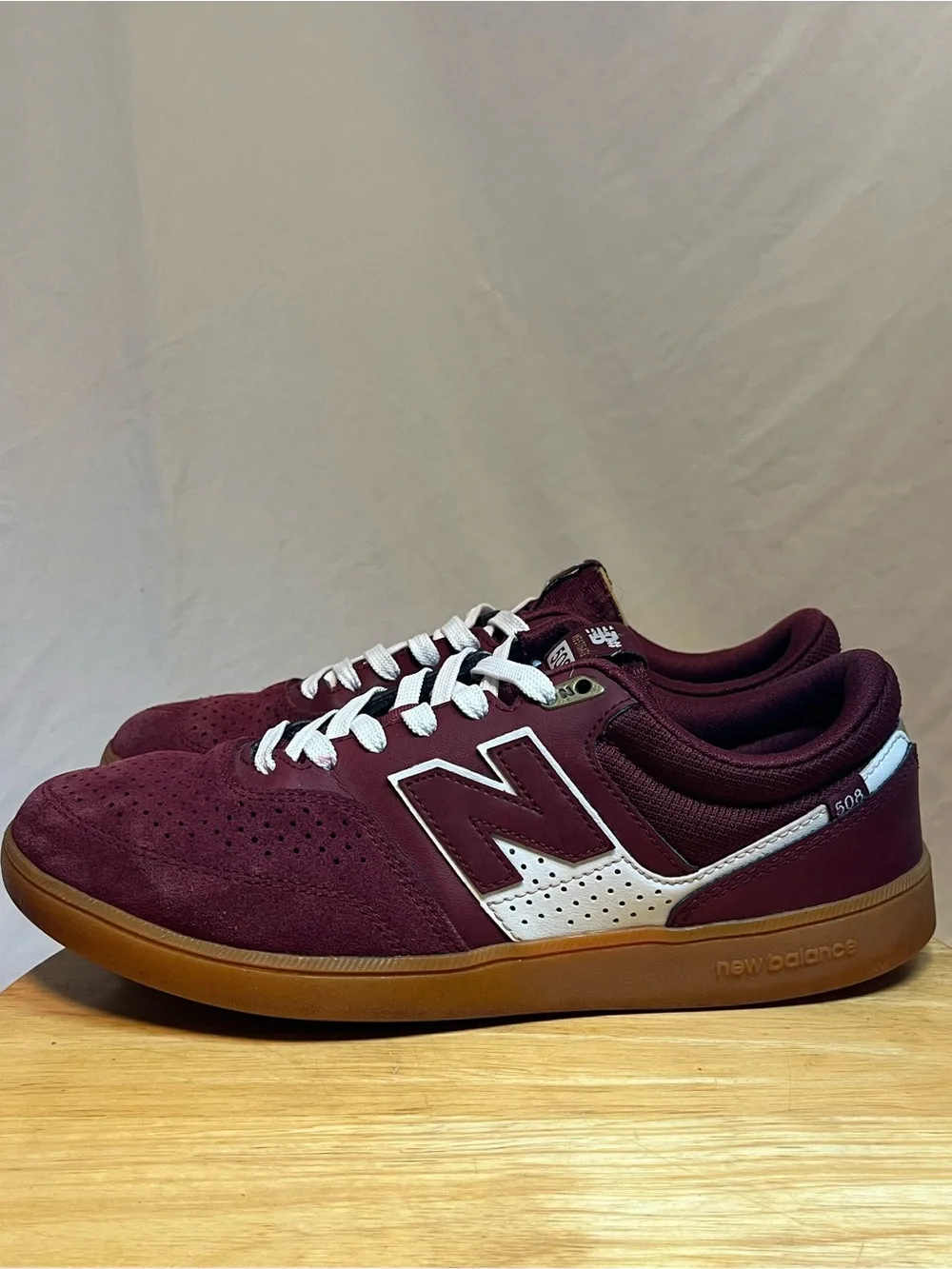 New Balance Numeric 508 Burgundy Westgate NM508BWP Men’s Size 9